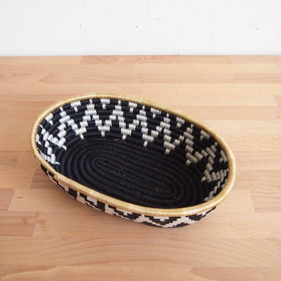 Handwoven bread basket from East Africa