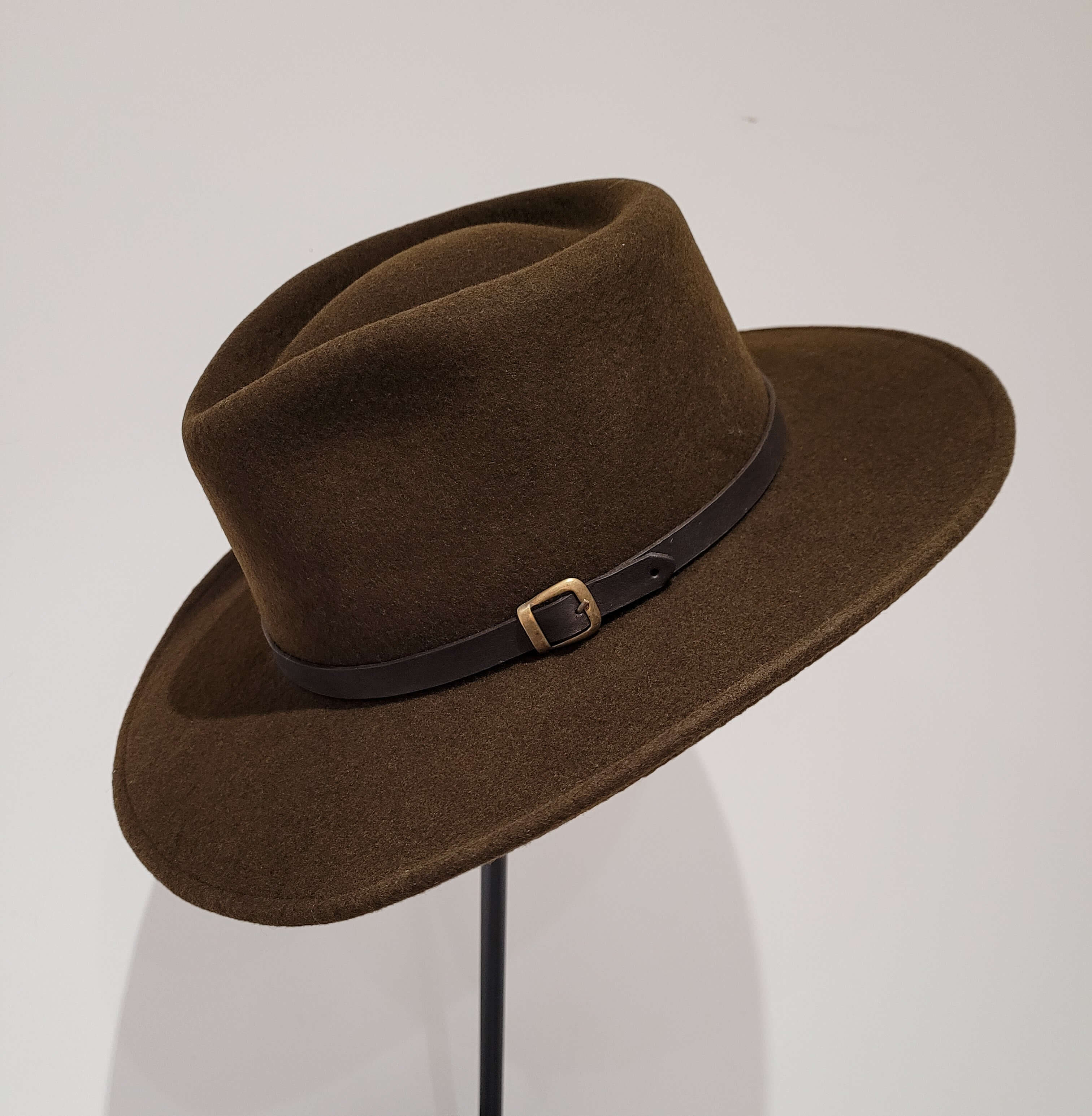 Handmade Brown Fedora Hat