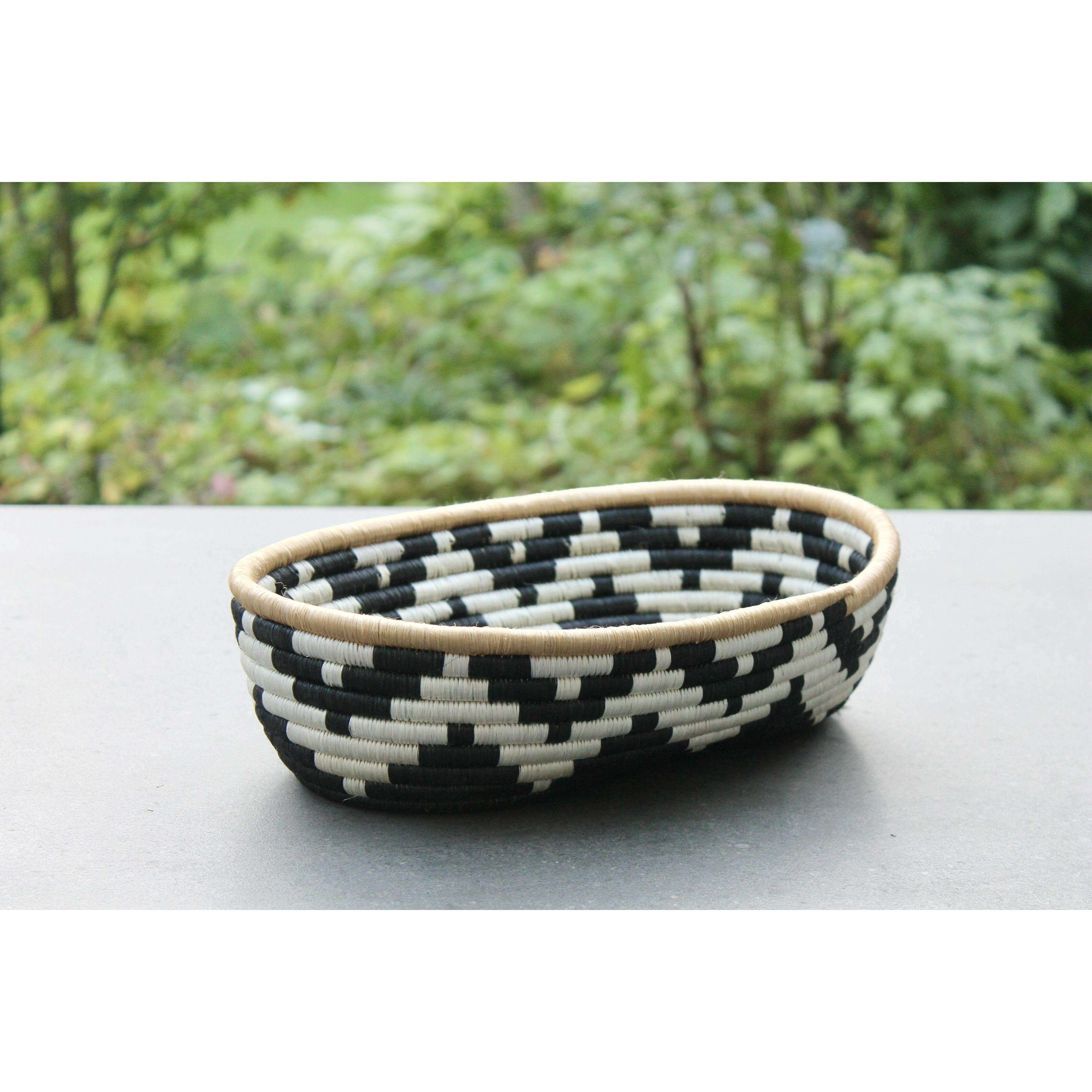Ethically made woven bread basket